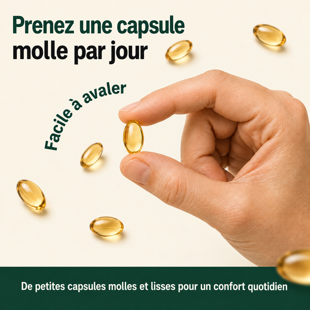 MURICLYN — une capsule molle par jour, facile à avaler